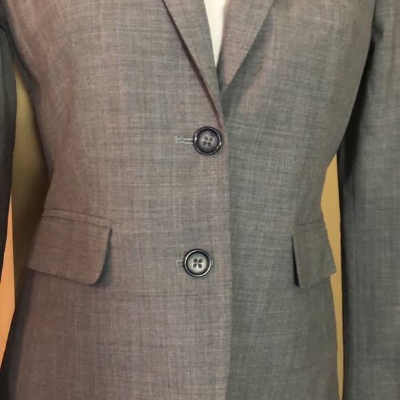 BANANA REPUBLIC  size 4 Stretch Wool Classic Gray Career Timeless Lined $188 EU - Picture 8 of 16